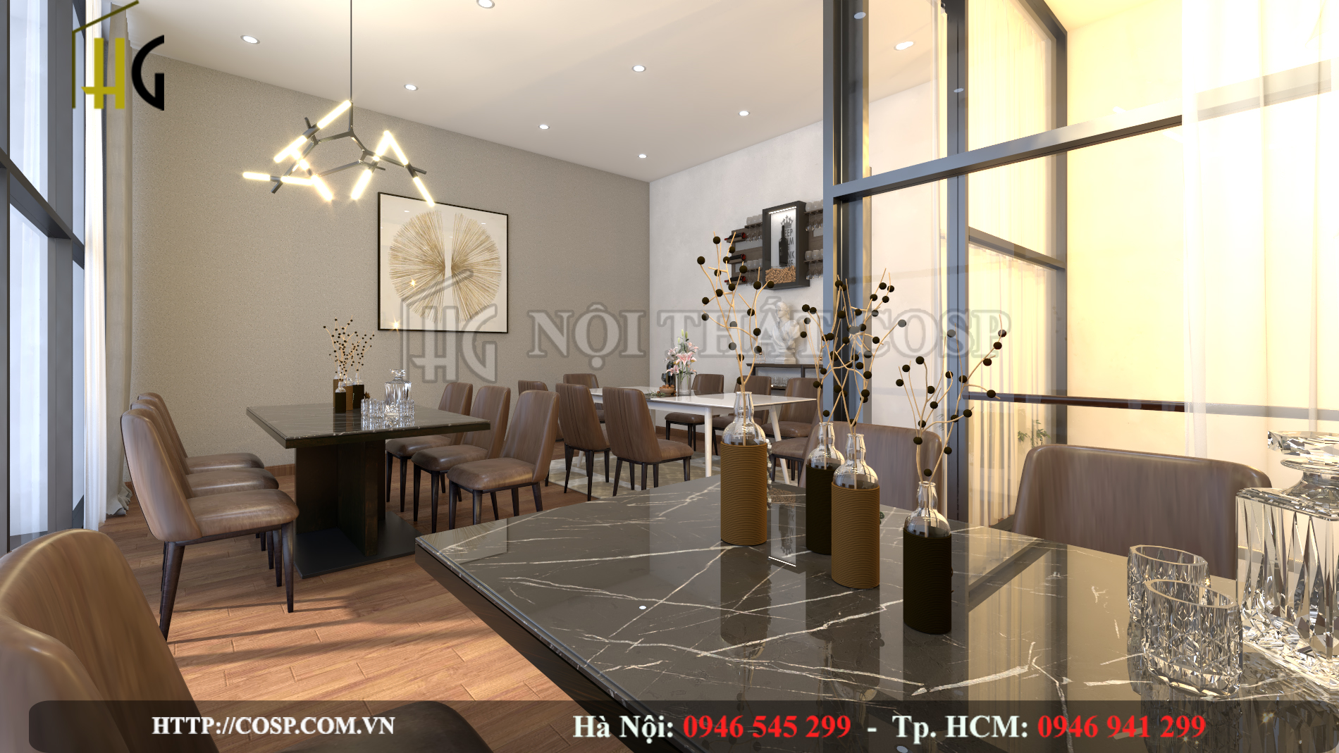 thiet ke showroom ruou vang 3